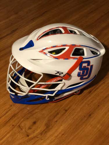 2017 Team Issued Syracuse Lacrosse Limited Retro "Throwback" Helmet