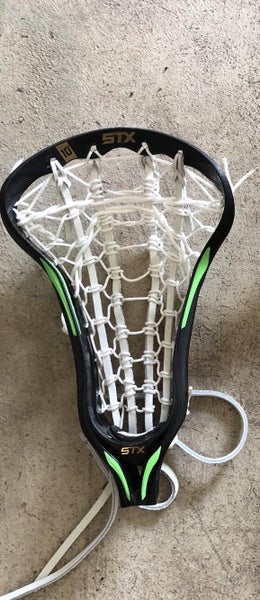 Newly strung women’s stx crux 500 ladder pocket