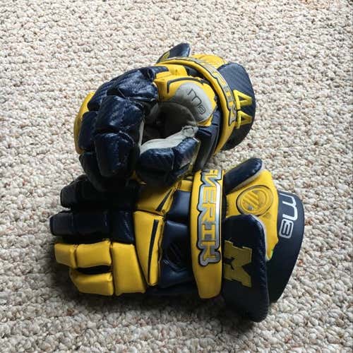 Michigan Game Worn Gloves