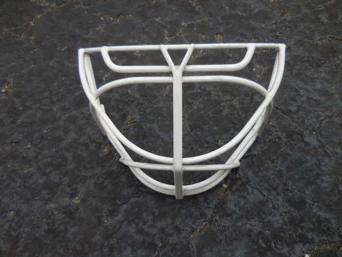 New Bauer Profile Goalie Cage- White (4)