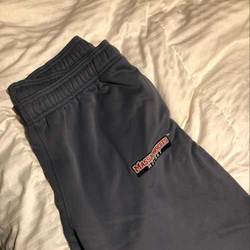 Umass Grey Pants And Maroon Umass ZIP Up