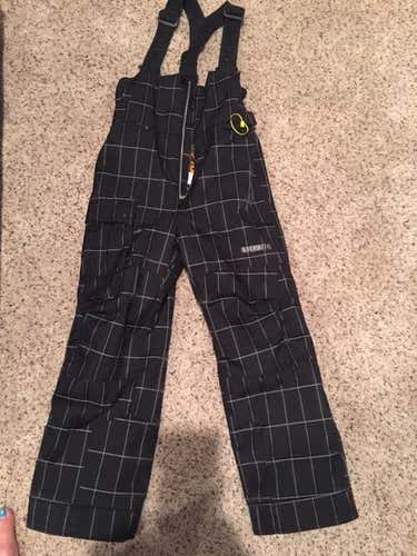 Obermeyer Ski Pants youth size 7 with suspenders