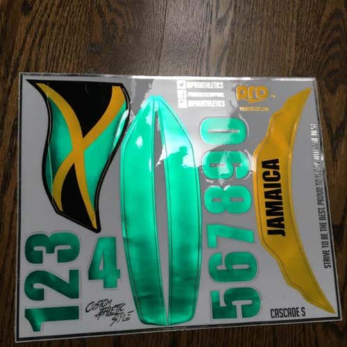 Jamaican national team Decal Set For cascade s