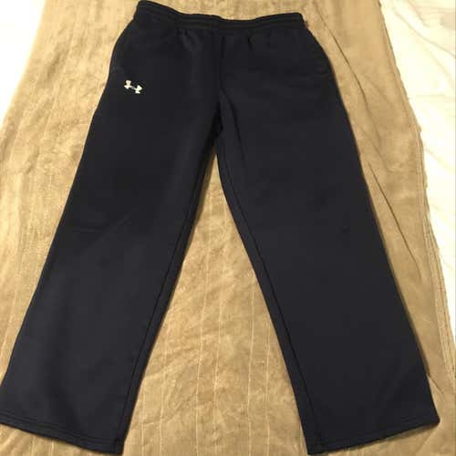 Under Armour Fleece-Lined Sweatpants Youth XL Navy Blue