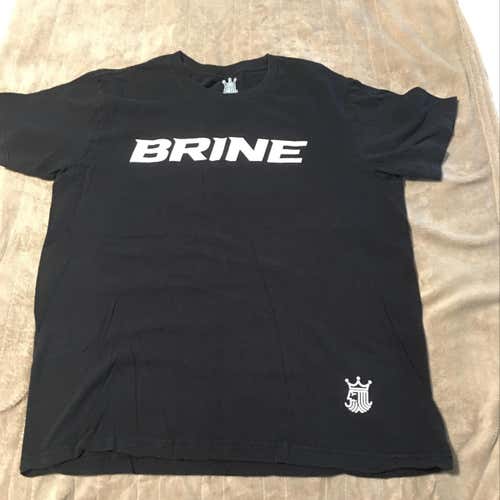 Brine Lacrosse Tee Adult Small Color-Black