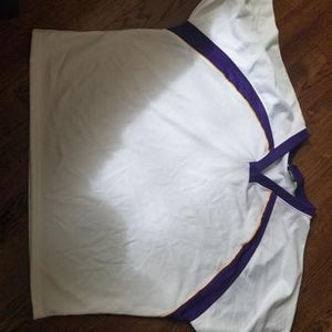 New! New Balance White Jersey with Purple Outline!