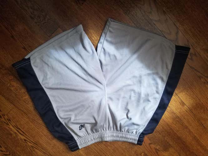 New! New Balance Grey Jersey with Black Stripes Shorts!