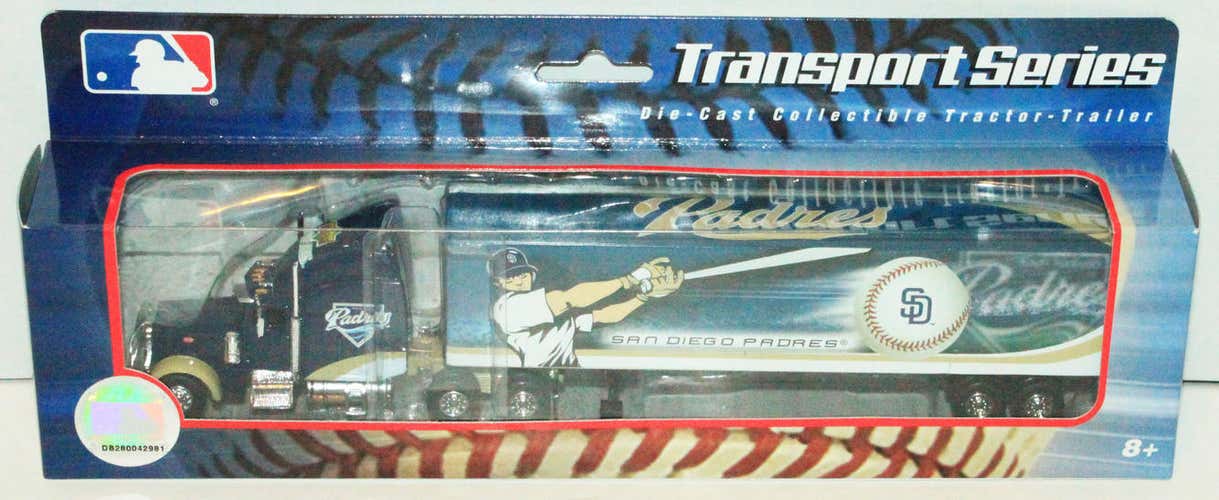 SAN DIEGO PADRES UPPER DECK DIECAST COLLECTIBLES MLB TRUCK TRACTOR TRAILER 2007