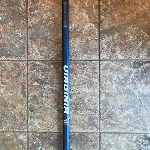 Team Issued University Of Virginia Lacrosse Shaft.