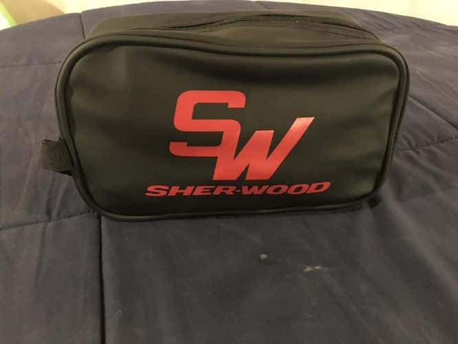 Sherwood Hockey Shower Toiletry Shave Bag Black