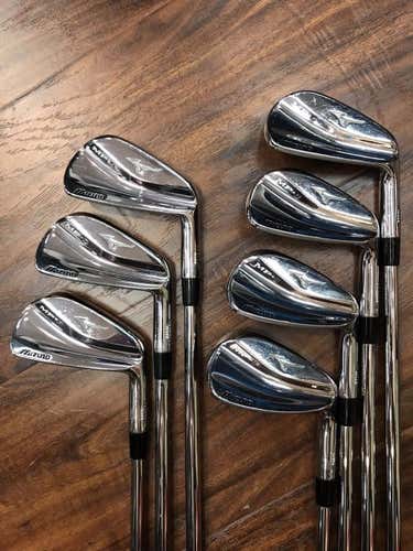 Used Mizuno Golf MP-5 Iron Set 4-PW Steel Stiff Modus 120 RH & MCC Align Grips