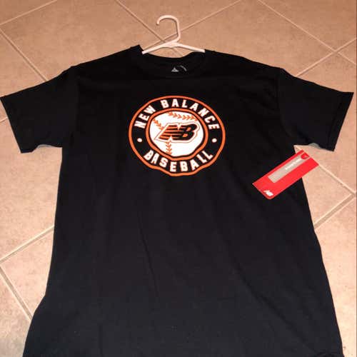 BNWT NEW BALANCE baseball Shirt Men’s medium NEW Orange 100% Authentic