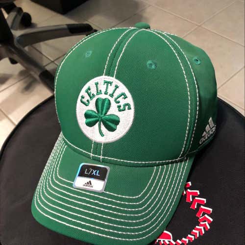 BNWT Adidas Hat L/XL Celtics 100% Authentic!