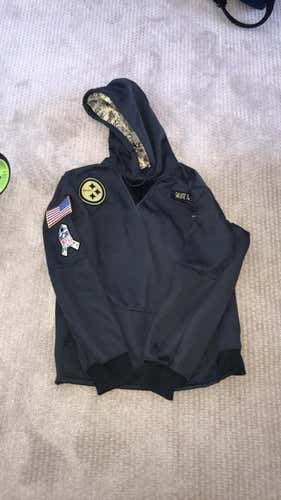 Steelers salute to service grey sweatshirt