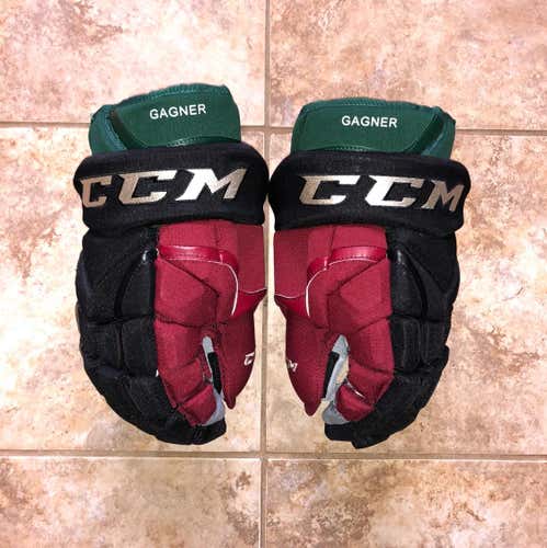 Pro Stock 14” CCM HG12 Gloves Phoenix Coyotes Retro