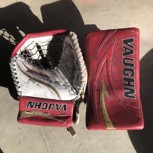 Vaughn V5 7800 Pro Murray Blocker And A Vaughn LT98 Vision Esposito Glove