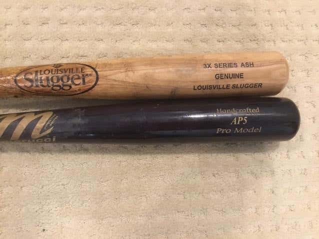 Like New Marucci AP5 with Louisville Slugger 3x- 2 Bat Lot