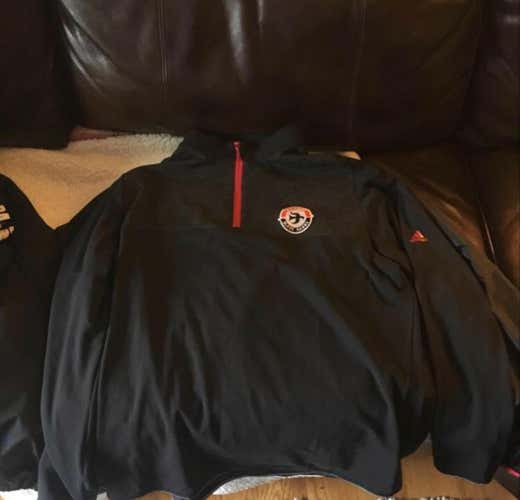 Waterloo Blackhawks Adidas 1/4 Zip Pullover