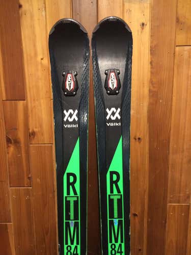 USED 2018 VOLKL RTM 84 MENS' SKIS 177 CM
