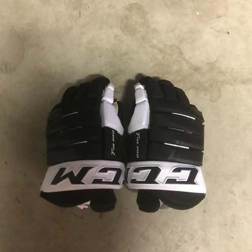 CCM 4 Roll Pro Gloves Size 14 Penguins Colorway