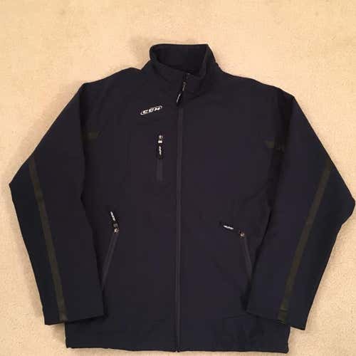 CCM Softshell Jacket Navy Senior Medium