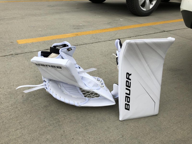 New bauer 2s pro glove and blocker