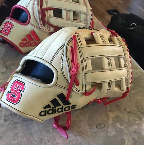 Adidas Baseball Glove With Custom NC STATE logo