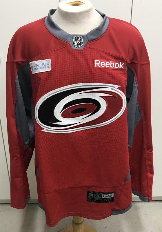Adidas Carolina Hurricanes Pro Stock Official Game Jerseys CANES White 8444  | SidelineSwap