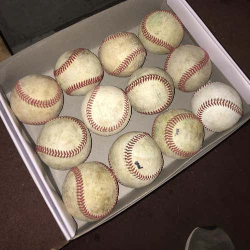 Used Dozen Baseballs