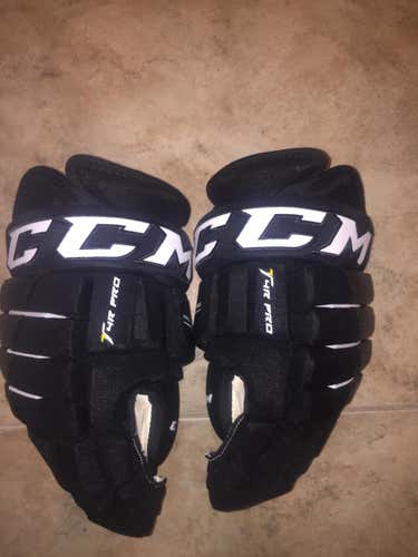 CCM 4R Pro Gloves Senior 14” Black