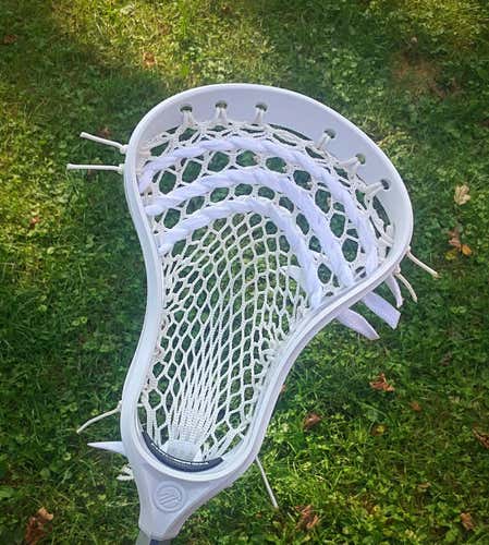 Maverik Critik U Lacrosse Head Strung w/ USA MADE Semi-Soft Mesh & USA MADE Strings & Shooters