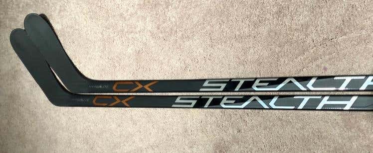2 Pack - NHL AHL PRO STOCK EASTON STEALTH CX +3” RH e28 95 Flex Grip