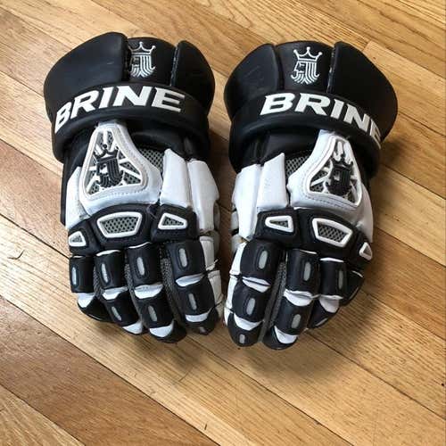 Lightly Used Brine King IV Lacrosse Gloves Size 13 * No Trades *