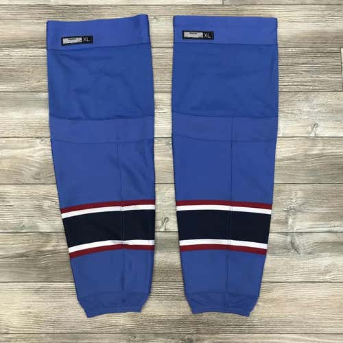 NEW! REEBOK GAME SOCKS ATLANTA THRASHERS NHL PRO STOCK HOCKEY PLAYER MIC XL
