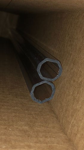 (2) Pack New Clear Unbranded Shaft