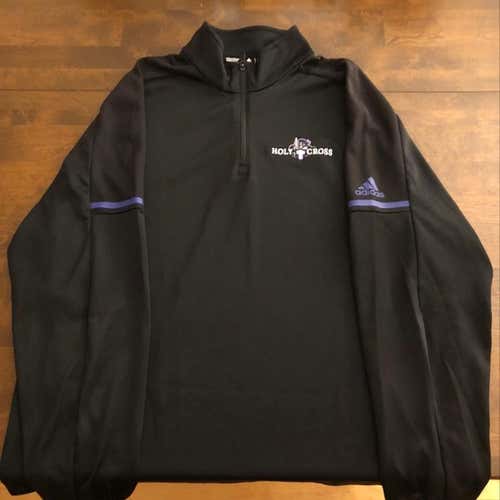 Holy Cross Adidas Climalite Quarter Zip