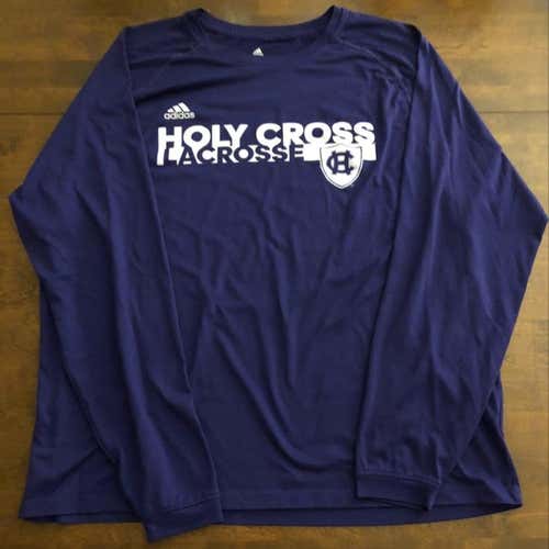 Holy Cross Lacrosse Adidas Climalite LS Shirt