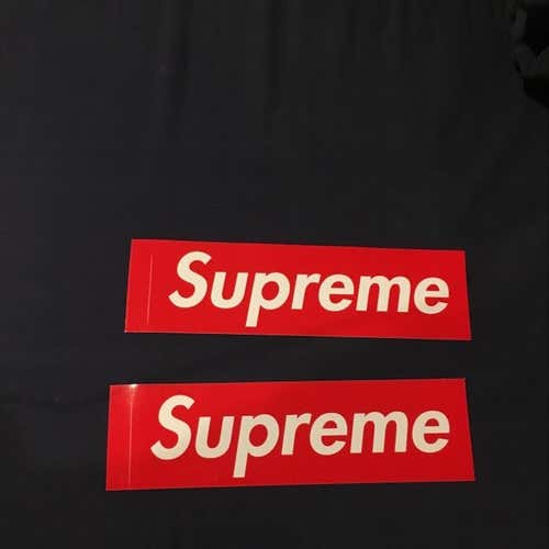2 BN Authentic Supreme Stickers