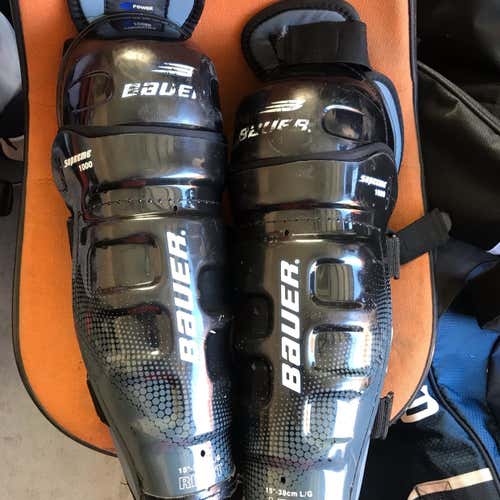 Bauer 1000 Shin Pads 15” Senior