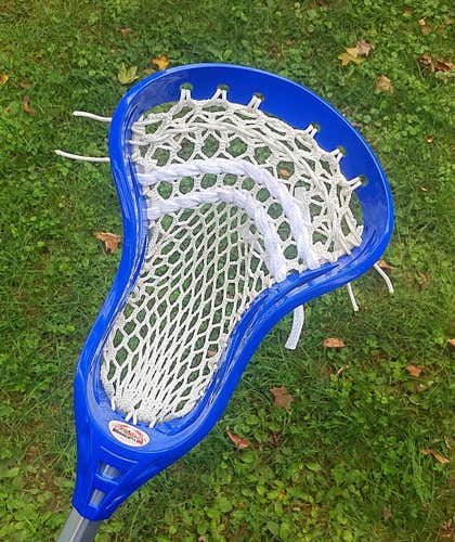 burnedbyLax Lacrosse Head Strung w/ Soft Mesh