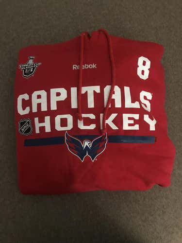 Alex Ovechkin pro stock Reebok playoff hoodie