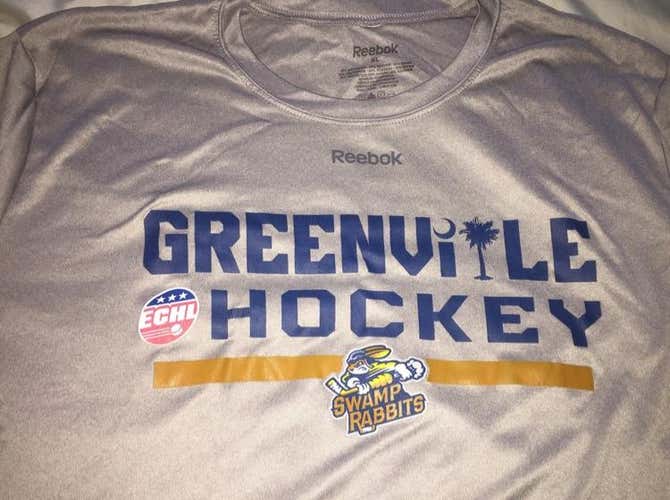 Greenville Swamp Rabbits Reebok Training And Workout Shirt, XL