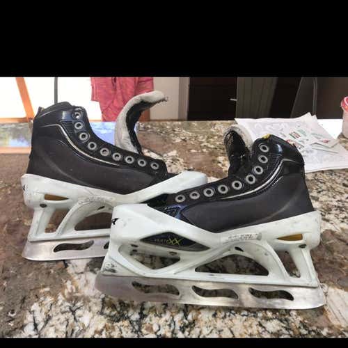 Bauer One100 Goalie Skates Sz 4 W/Step Steel Extreme