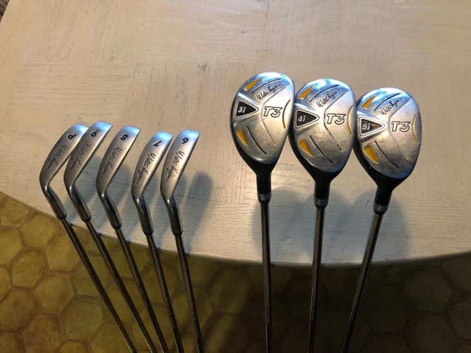Walter Hagen T3 Golf Club Iron Set with Bag