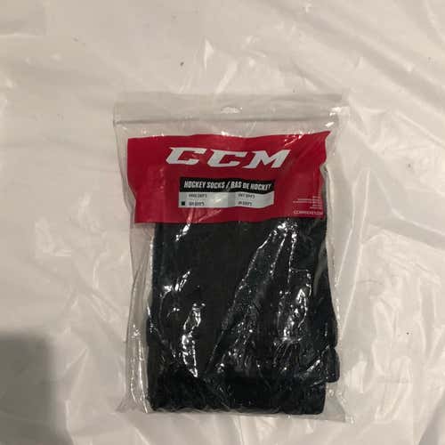 Black CCM Knit Socks Senior #SB12