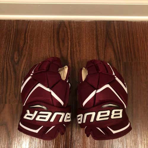 Bauer Vapor 1X Pro Gloves - Maroon