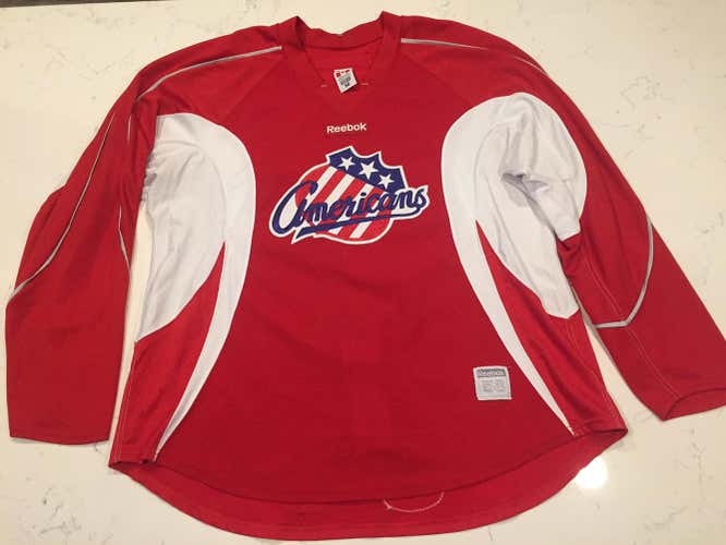 Rochester Americans Pro Stock Reebok Practice Jersey - Size 56