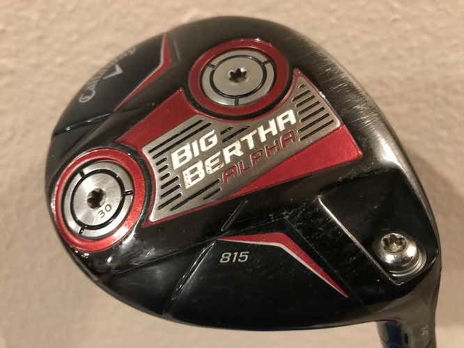 Callaway Big Bertha Alpha 815 Fairway Wood Righty