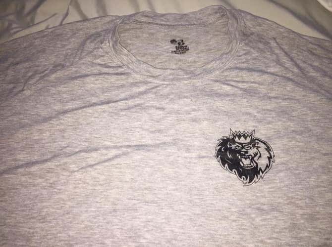 Manchester Monarchs AHL Workout And Training Shirt, XL, gray