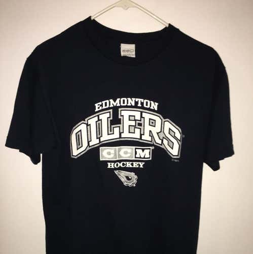 Edmonton Oilers CCM Shirt Mens Medium